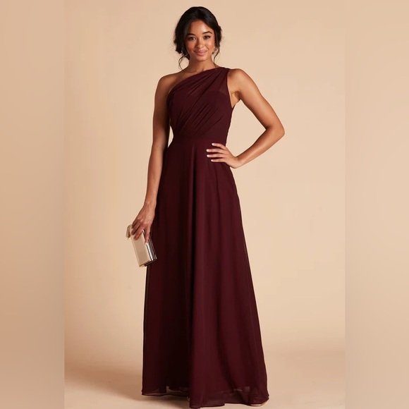 Birdy Grey Dresses & Skirts - NWT Birdy Grace Dress KIRA DRESS CHIFFON CABERNET Medium Formal Gown Wedding